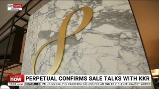 Perpetual confirms sale talks with KKR