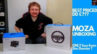 Moza Racing R5 DD And ES Steering Wheel  Unboxing