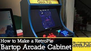 Build a RetroPie Bartop Arcade Cabinet with a Raspberry Pi