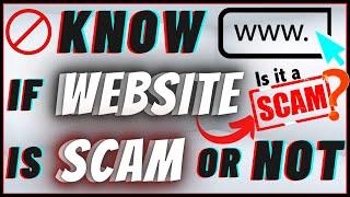 How To Know If A Website Is A Scam Or Not  Is it Legit or Fake ?