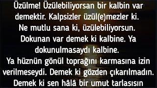 #HZ. #MEHDİ - #Üzülme ️ Üzülüyorsan bir kutlu teselli kapısının önünde bekletiliyorsun demektir.