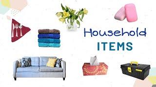 Household Items. Learn Home Objects in English.