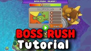 Boss Rush  140 Boss Pops  Map 1  BTD6 Boss Tutorial