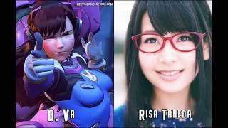 Overwatch Japanese Characters And Voice Actors