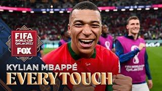 Kylian Mbappé Every touch in Frances 2022 FIFA World Cup semifinal victory over Morocco