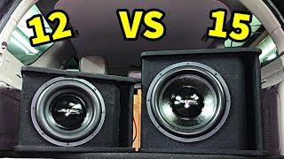 12 VS 15 SUBWOOFER  MYTH BUSTED