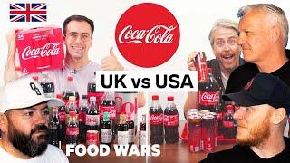 Brits React to US vs UK Coca-Cola  Food Wars  OFFICE BLOKES REACT