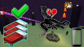 NEW FULL GUIDE to kill ENDER DRAGON on Mobile PC Ps4 Xbox etc. Bedrock Edition  For Beginners