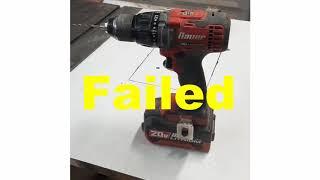 FAILED Bauer Drill from Harbor Freight #Shorts