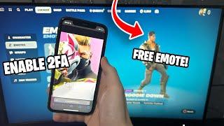 HOW TO ENABLE 2FA IN FORTNITE 2024 EASY METHOD