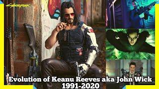 Evolution of Keanu Reeves aka John Wick in Games 1991-2020