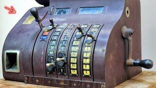 1952s National Cash Register Machine Restoration - Can It Still Print Receipts?