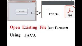 How To Open PDF or Any Other File Using JAVA NetBeans