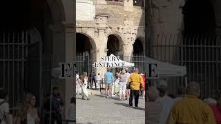 Where to enter the Colosseum in 2024 #shorts