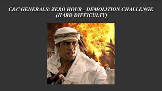 C&C Generals Zero Hour - Demolition Challenge - Hard Difficulty