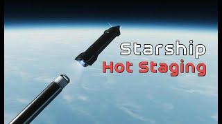 SpaceX Starship Hot Staging in KSP