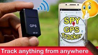 Spy GPS tracker GF-07 unboxing review