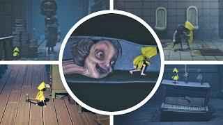 Little Nightmares 2 All Bosses with Super Six Full Game