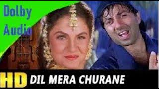Dil Mera Churane Laga HD 1080p  Pooja Bhatt Hot Song  Angrakshak Songs  Dolby Audio
