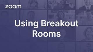 Using Breakout Rooms During a Meeting