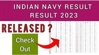 Indian Navy Result Date 2023  How To Check Indian Navy Result 2023