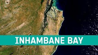 Inhambane Bay Mozambique  Earth from Space