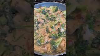 Creamy Chicken and Broccoli Low-carb  Keto