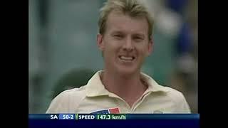 Hostile Fast bowling by Brett Lee against South Africa at Joburg 2006 