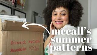 McCall’s Summer Pattern haul  Summer sewing patterns