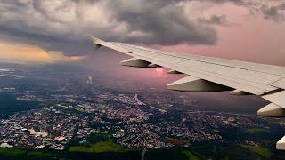 4K – Severe Turbulence & Thunderstorms – FRA Landing – Lufthansa – Airbus A321-200 – SCS Ep. 700