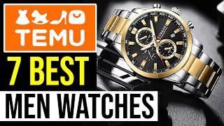 7 Best Watches for Men on Temu Affordable