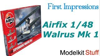 First impressions Airfix 148 Supermarine Walrus  Mk.1