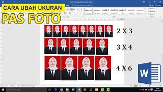 Cara Mengatur Ukuran Pas Foto 2x3 3x4 dan 4x6 di Microsoft Word