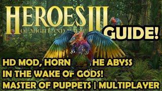 Heroes of Might & Magic 3 MODDING GUIDE How to install Horn of The Abyss & The Wake of Gods