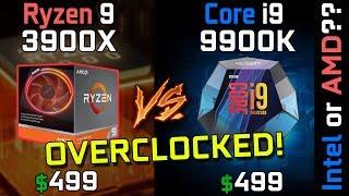 Overclocked Ryzen 9 3900X vs. Core i9-9900K Test in 19 Games