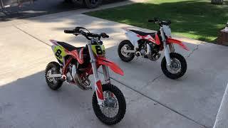 Which KTM is Best? Comparing the 50 Mini 50SX and 65SX.