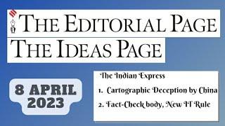 8th April 2023  Gargi Classes The Indian Express Editorials & Idea Analysis  By R.K. Lata