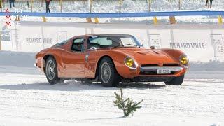 1968 Bizzarrini 5300 GT Strada - Startup & ICE driving - The ICE St. Moritz 2023