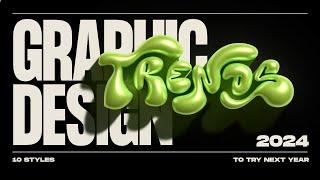 2024 Graphic Design Trends - Top 10 Styles Broken Down