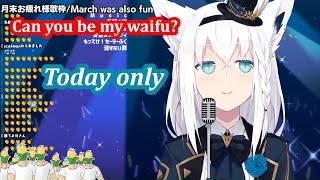 Fubuki says YES to a waifu request Today Only 【Hololive】【Eng Sub】