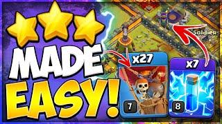Lightning Spells Made LavaLoon Easy How to 3 Star TH 11 with ZapQuake LaLo in Clash of Clans