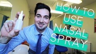 How To Use Nasal Spray  How To Use Nasal Spray Properly  Nasal Spray Technique 2018