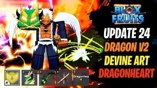 Blox Fruits Update Release Finally Dragon Rework DragonHeart & Devine Art BIG REVIEW