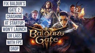 How to Fix Baldurs Gate 2 Crashing at Startup Wont launch or lags with FPS drop