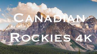 Best of Canadian Rockies 4K  Banff  Yoho  National Park  Lake Louise  Moraine Lake  Peyto Lake