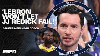 LeBron wont let him fail ️ -  Alan Hahns thoughts on JJ Redick as Lakers new head coach  Get Up