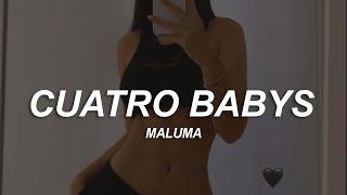 Maluma - Cuatro Babys LetraLyrics