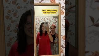 POV you backpack with your bestie #shorts #backpacking #travel #asia #southeastasia