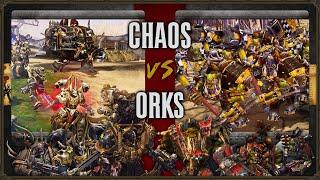 Warhammer 40000 Dawn of War 2 - Faction Wars 2024  Chaos Space Marines vs Orks