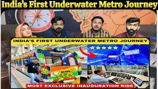 India’s First Underwater Metro Inauguration Journey  Most Exclusive Kolkata Underwater Metro Vlog